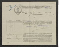 k.k. naturhistorisches Hofmuseum, Intendanzakten 1885-1896 (Hauer), Aktenzahl Z.551.b/1891, Seite 1
